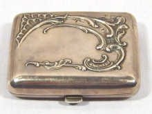 Appraisal: A small Russian silver box marks for Khlebnikov imperial warrant