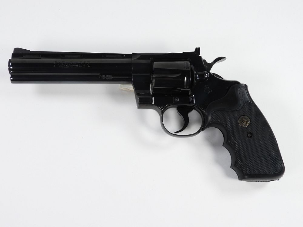 Appraisal: Colt Python Revolver United States magnum serial number E rubber