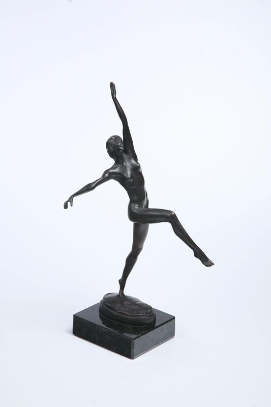 Appraisal: BRONZE SCULPTURE TITLED DESHA BY HARRIET WHITNEY FRISHMUTH NEW YORK