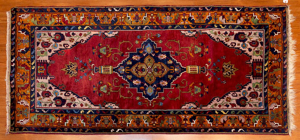 Appraisal: Turkish Yahyali Rug x hand knotted wool foundation Condition Appears