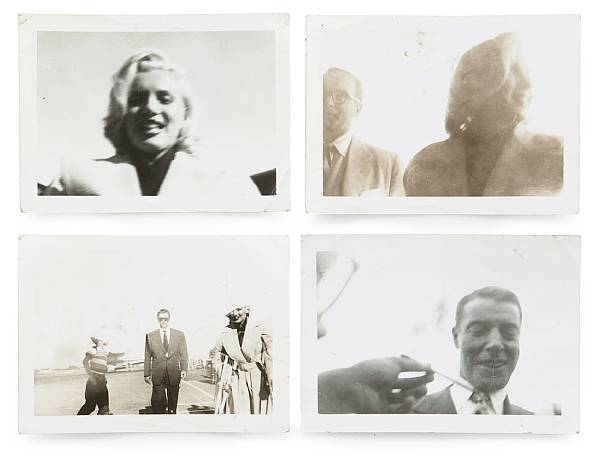 Appraisal: A Marilyn Monroe group of never-before-seen black and white snapshots