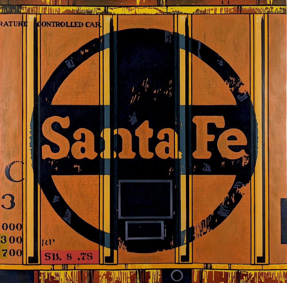 Appraisal: Robert Cottingham - Santa Fe Lot Robert Cottingham - Santa