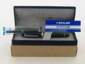 Appraisal: Sailor A Sailor Silver fountain pen Black resin body K