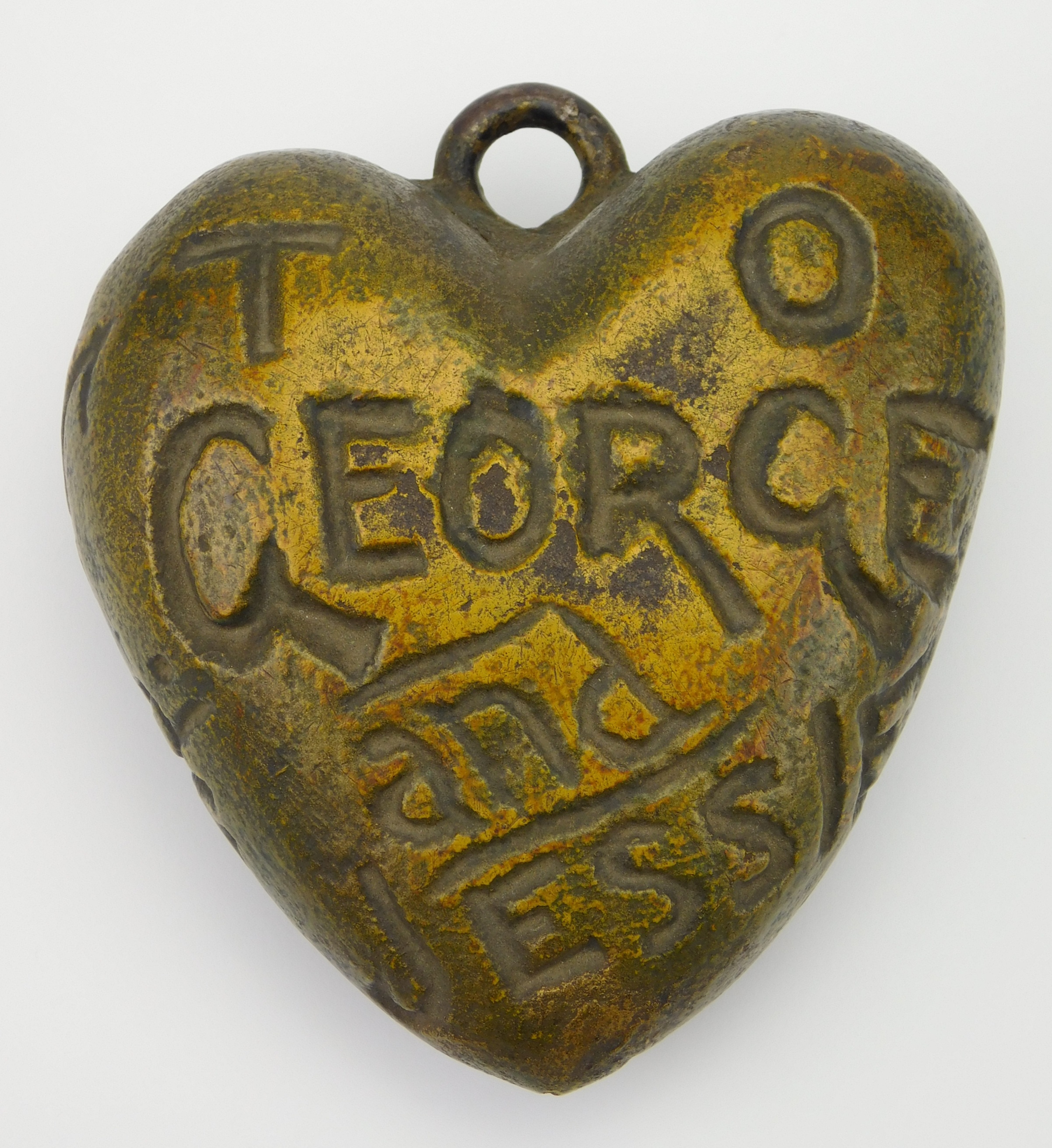 Appraisal: Henry Church American - - cast iron Valentine heart made