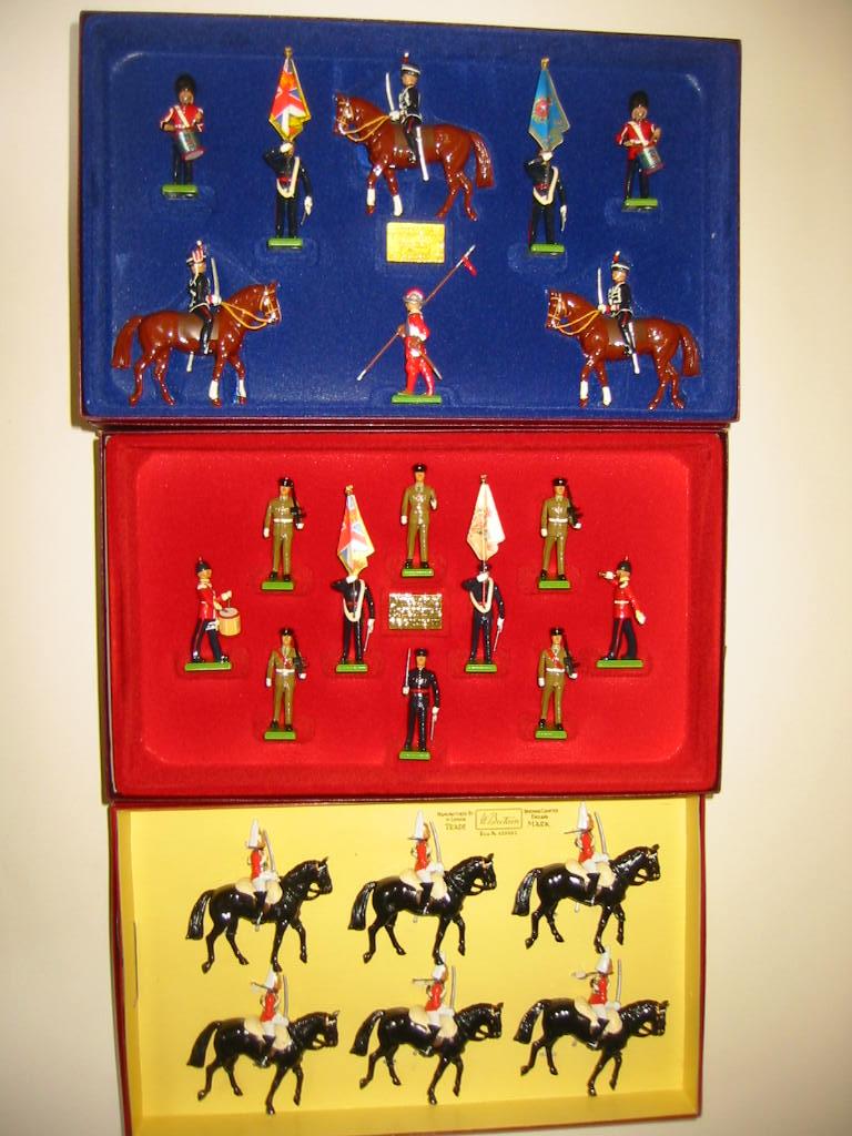 Appraisal: Three Britains Sets Honourable Artillery Company Lifeguards Cheshire Regiment boxed