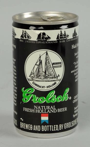 Appraisal: Oz Unopened Grolsch Beer Can From op-sail N Y City