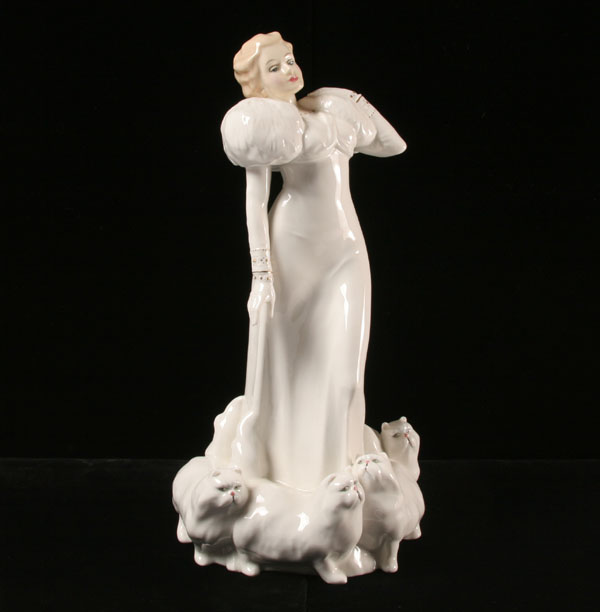 Appraisal: Royal Doulton hand painted porcelain figure of an elegant woman