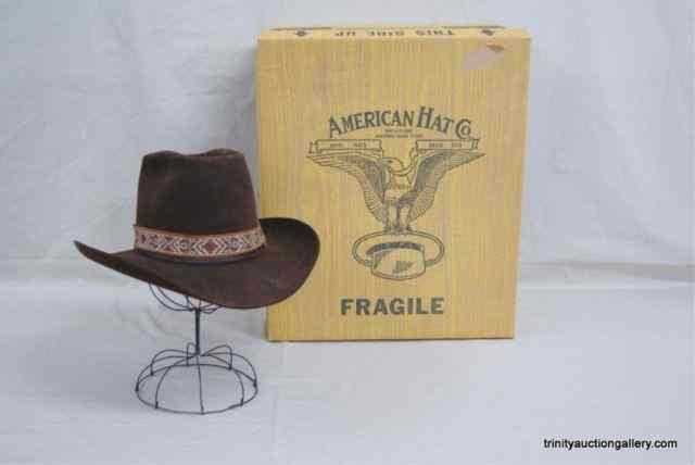 Appraisal: American Hat Co X Beaver Western Hat This is a