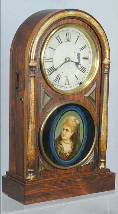 Appraisal: Rosewood Seth Thomas day Chicago City Series mantle clock reverse