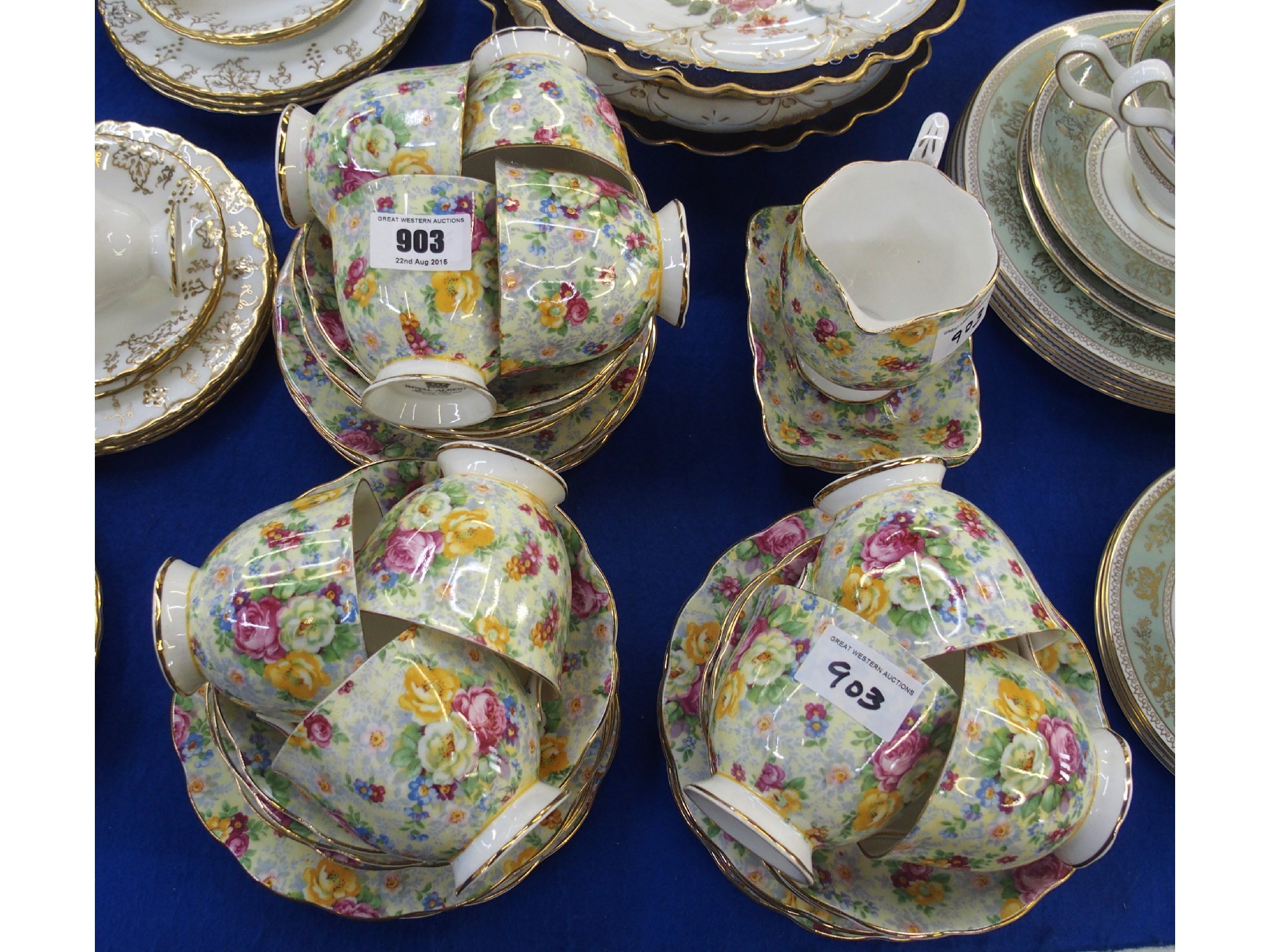 Appraisal: Royal Albert floral tea set for ten