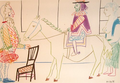 Appraisal: Vii Artist Picasso Pablo Spanish French - A King rides