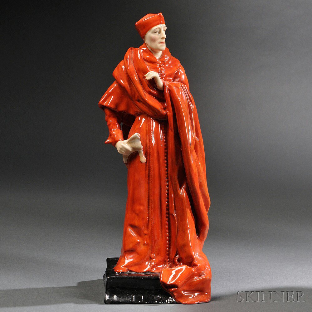 Appraisal: Royal Doulton Figure of Henry Irvine as Cardinal Wolsey England