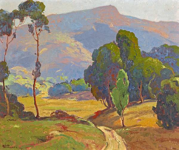 Appraisal: Dana Bartlett American - California Hills signed 'Dana Bartlett' lower