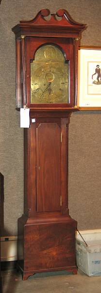 Appraisal: A Federal walnut tall case clock last quarter th first