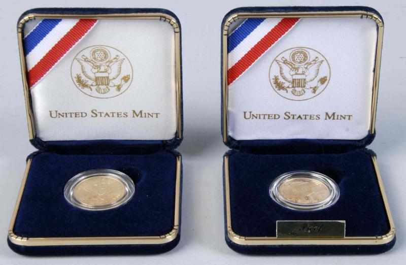 Appraisal: Lot of -S Proof Commemorative Coins Description Gold