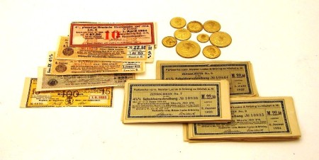 Appraisal: Lot of German post WWI paper money and small group