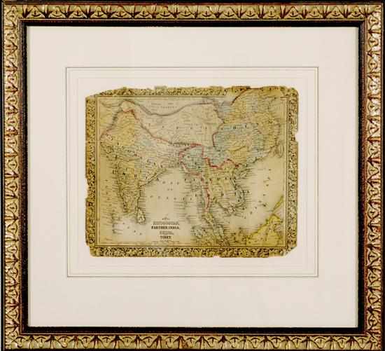 Appraisal: Mitchell maps of Europe Africa and Asia circa MAP OF