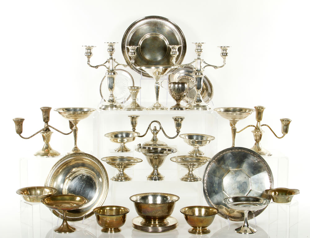 Appraisal: - Collection of Sterling Hollowware Large collection of sterling hollowware