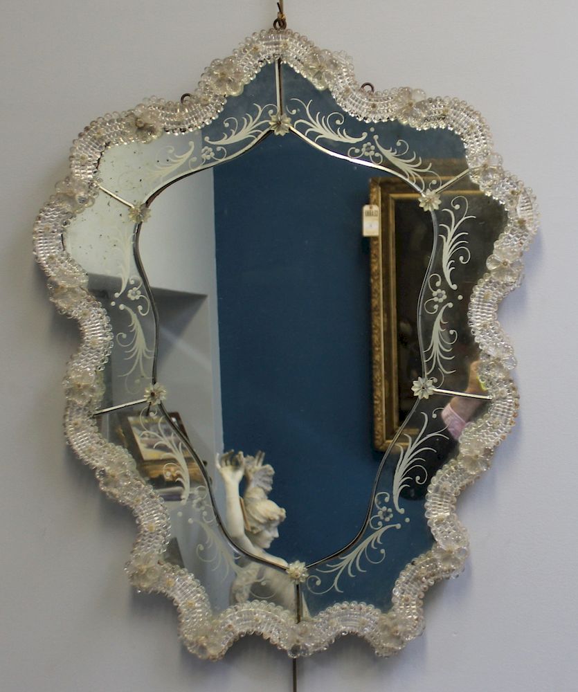 Appraisal: Vintage and Quality Venetian Style Mirror From a New Rochelle