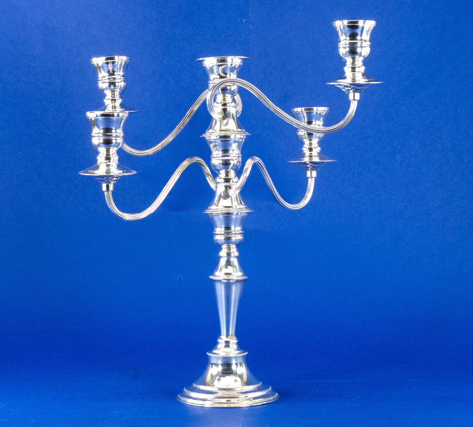 Appraisal: Silver Plated Branch Candelabra inches in height