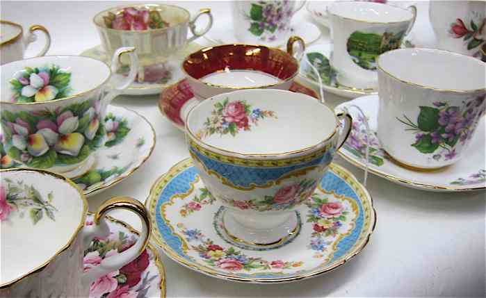 Appraisal: COLLECTION ASSORTED TEACUP SAUCER SETS pieces sets various makers including