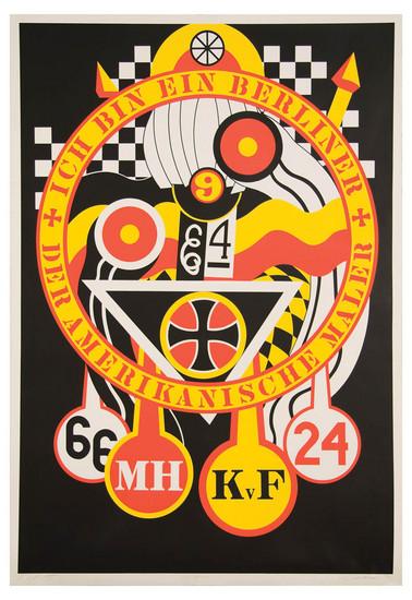 Appraisal: Robert Indiana b berlin series KvF iii s screenprint printed