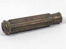 Appraisal: A bronze water pipe believed to be th century with