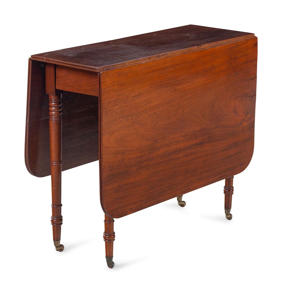 Appraisal: A George IV Mahogany Drop-Leaf Table A George IV Mahogany