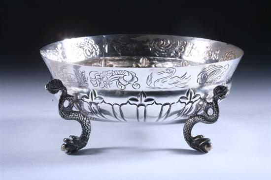 Appraisal: MEXICAN ORTEGA STERLING SILVER BOWL early th century silver standard