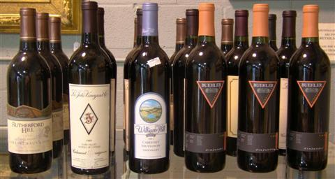 Appraisal: BOTTLE COLLECTION OF MATURE CALIFORNIA WINES Including five bottles of