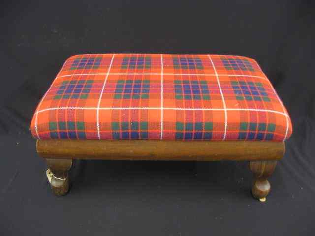 Appraisal: Mahogany Footstool