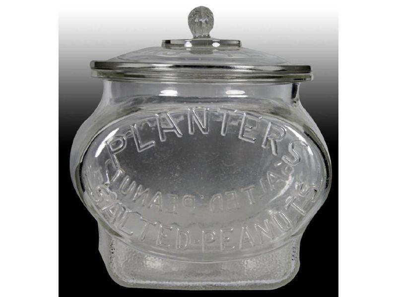 Appraisal: Planters Peanut Football Jar Description '' x '' Jar is