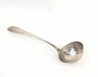 Appraisal: An Austro Austro-Hungarian -standard silver soup ladle circa Struck L