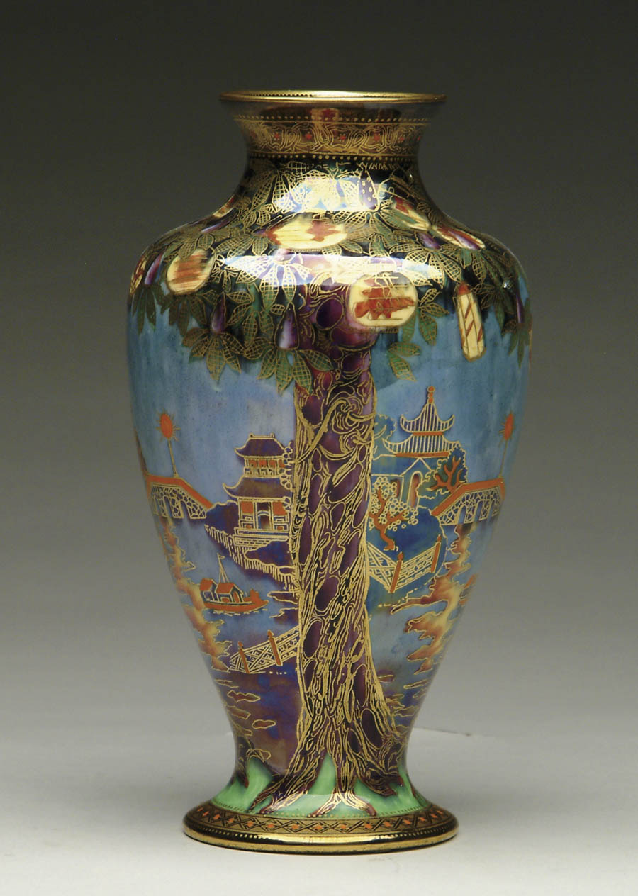 Appraisal: WEDGWOOD FAIRYLAND LUSTRE VASE Wonderful Fairyland Lustre vase is in