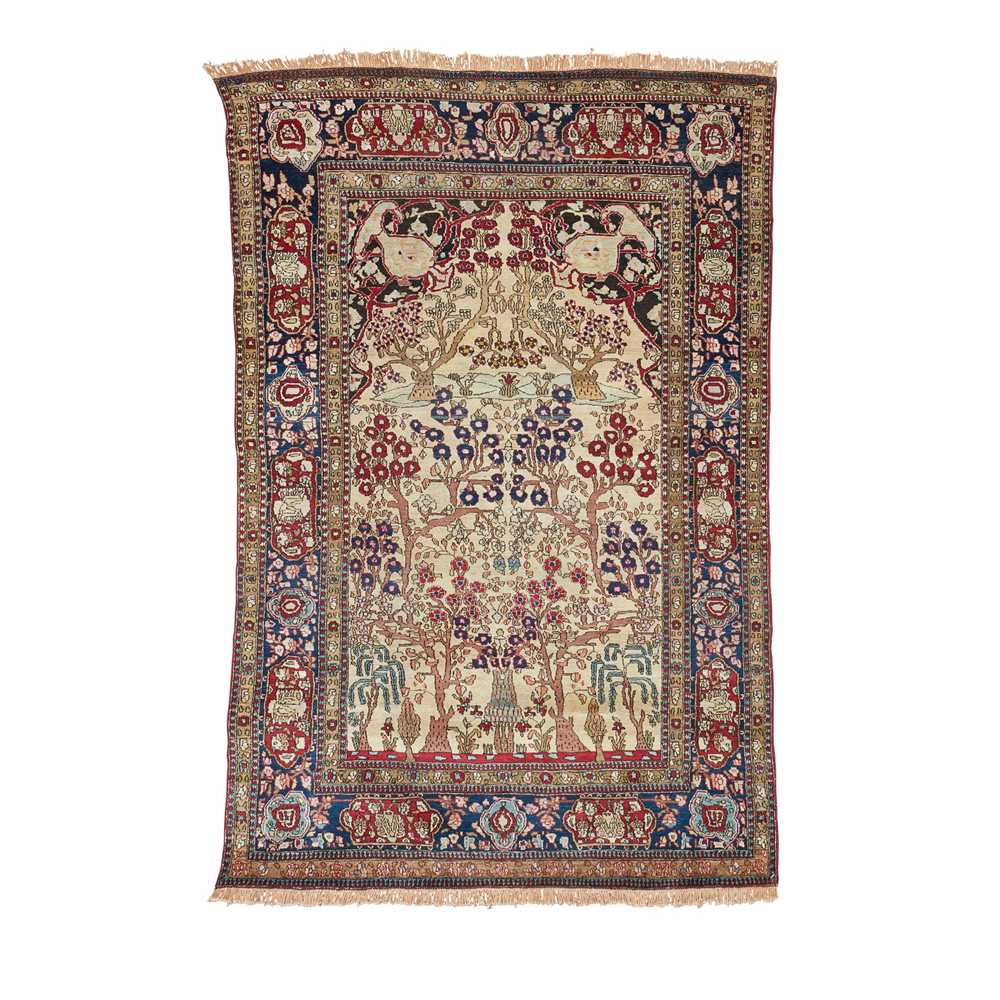 Appraisal: ISFAHAN PRAYER RUG CENTRAL PERSIA LATE TH EARLY TH CENTURY