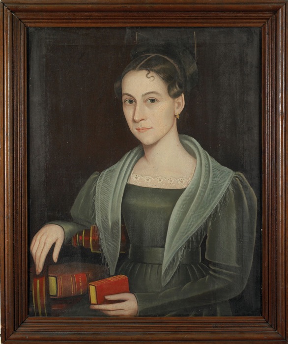 Appraisal: AMMI PHILLIPS - LUCY HAMILTON HALF LENGTH PORTRAIT PORTRAYING HER