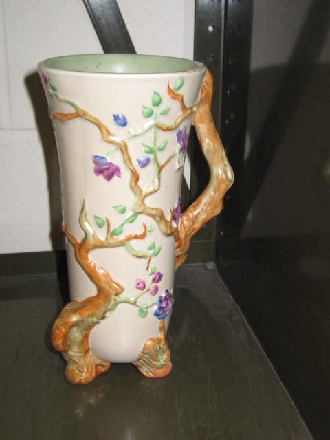 Appraisal: A Clarice Cliff Newport Pottery branch handled Vase and a