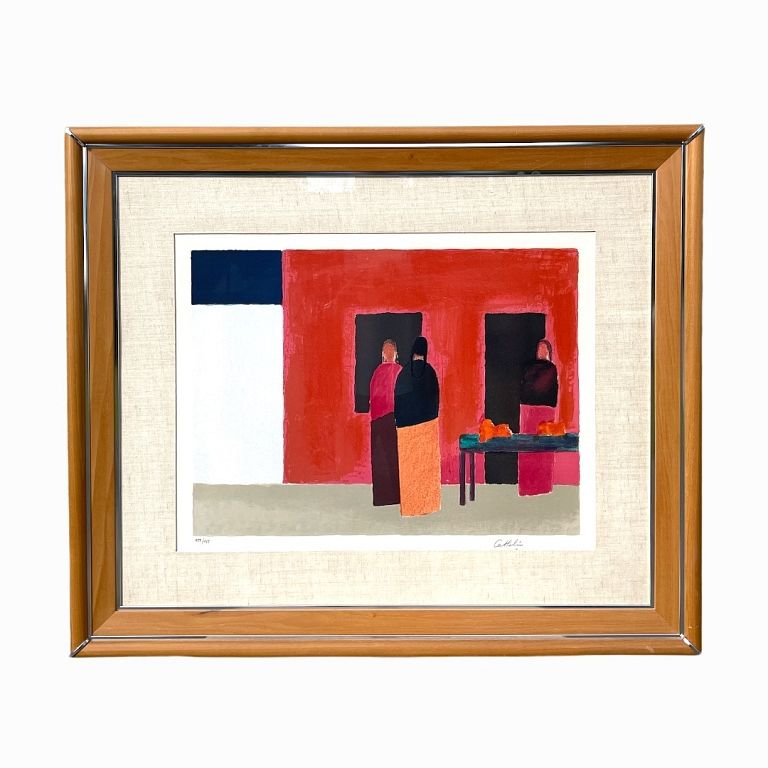 Appraisal: Bernard Cathelin French Lithograph Bernard Cathelin French Lithograph Signed and