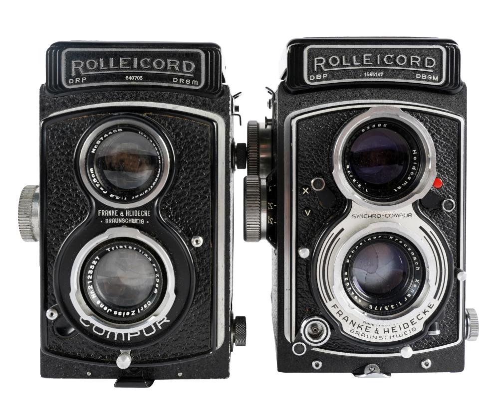 Appraisal: ROLLEICORD MEDIUM FORMAT CAMERASRolleicord Synchro-Compur ROlleicord Compur cameras in good