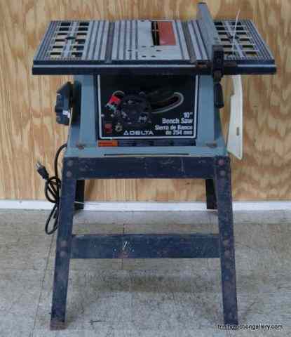 Appraisal: Delta Mod - '' Table Saw w StandGreat size for