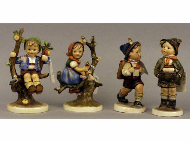 Appraisal: Collection of Hummel figurines including Apple Tree Boy School Boy