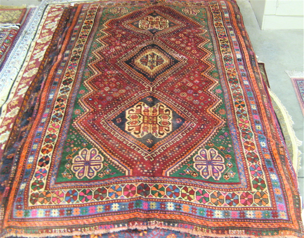 Appraisal: PERSIAN TRIBAL CARPET ' X '