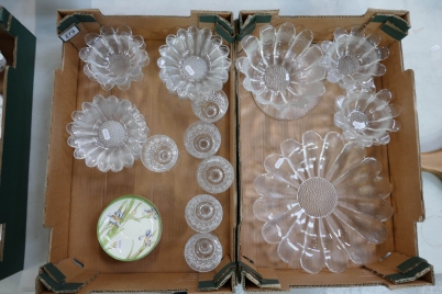 Appraisal: A good collection of pressed glass items to include pressed