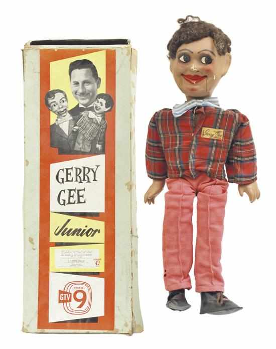 Appraisal: L J STERNE GERRY GEE JUNIOR VENTRILOQUIST DOLL circa early