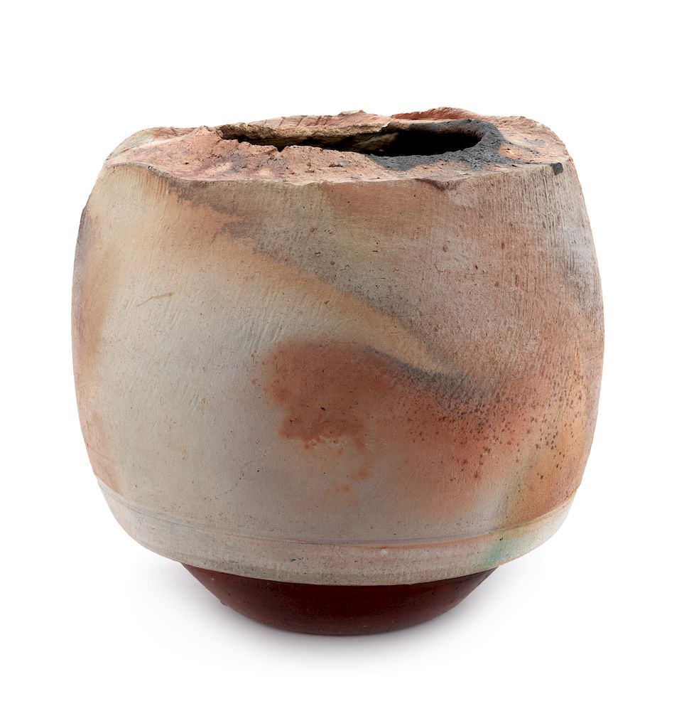 Appraisal: Paul Soldner American - Paul Soldner American - Vessel raku