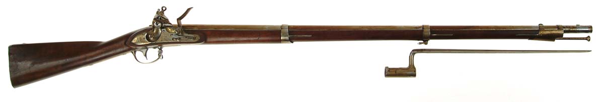 Appraisal: WICKHAM MODEL FLINTLOCK MUSKET W BAYONET NSN Cal rnd bbl