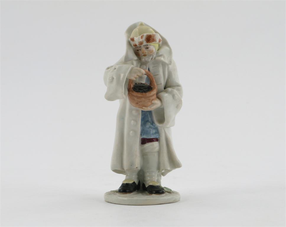 Appraisal: An unusual Chelsea figure of Winter