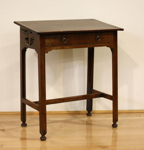 Appraisal: George III mahogany writing stand late th c with a