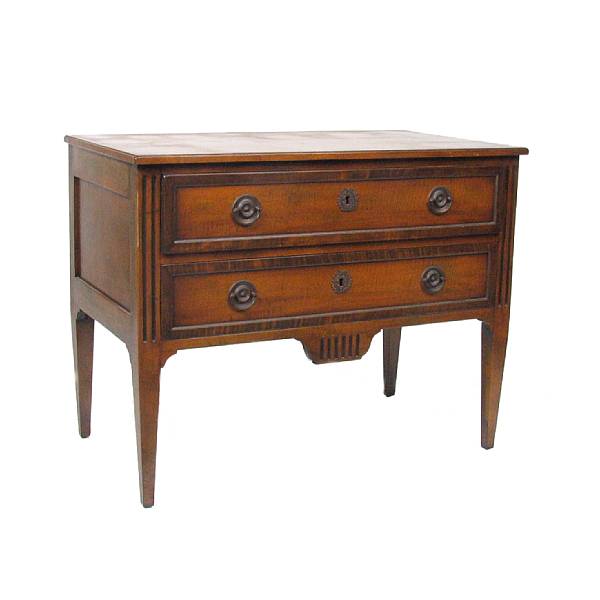 Appraisal: A Louis XVI style commode height in width ft depth