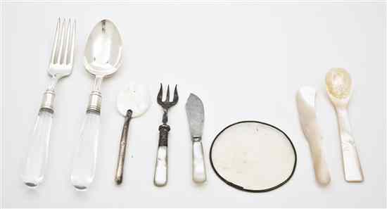 Appraisal: A Partial Set of Lucite Flatware comprising forks and spoons